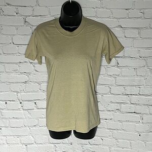 Beige Short Sleeve Women's Tee